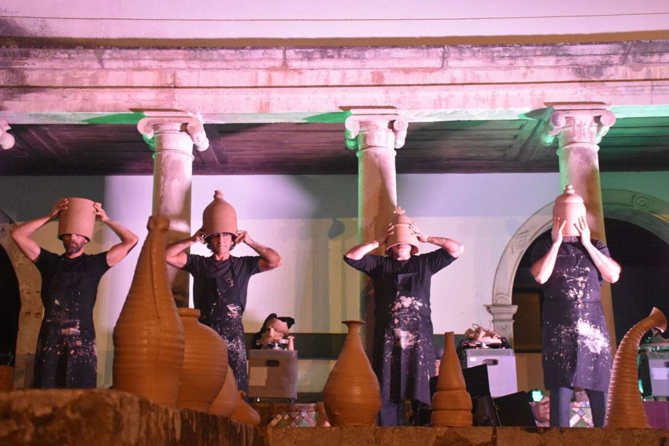 XIV Bienal Internacional de Cerâmica Artística, 2019 Inauguração | performance “Arte com vento”